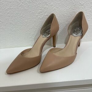 Vince Camuto Tan Nude Heels Sz 8